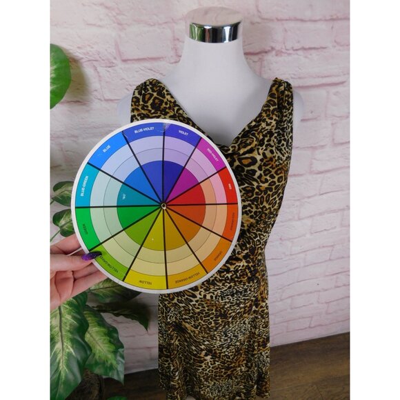 Jones Wear Special Occasions Day To Dinner Leopard Print Dress Size 6 - Picture 7 of 7